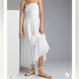 Anthropologie mare mare Island Flounced Maxi Dress